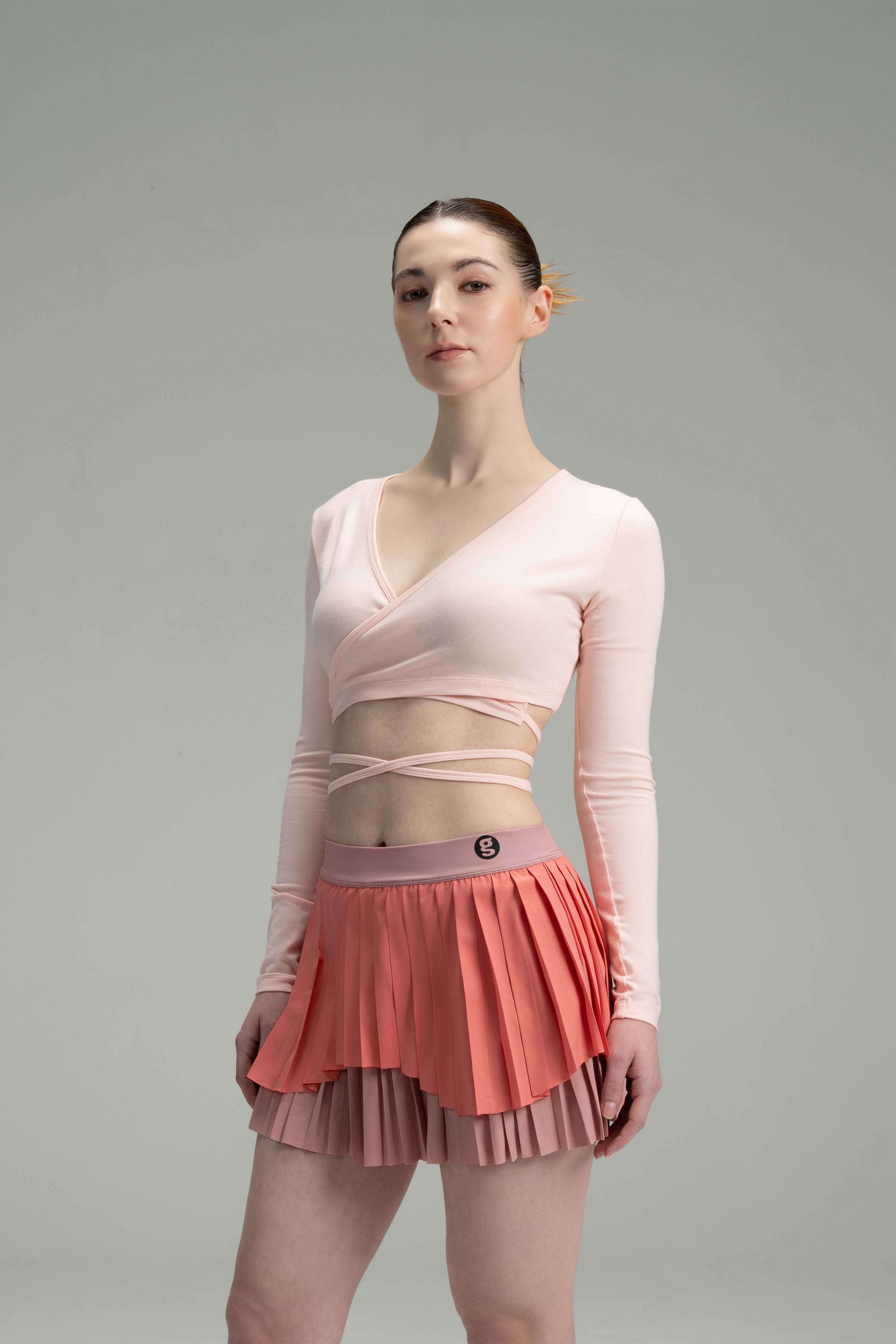 Ribbon Wrap Crop Cardigan