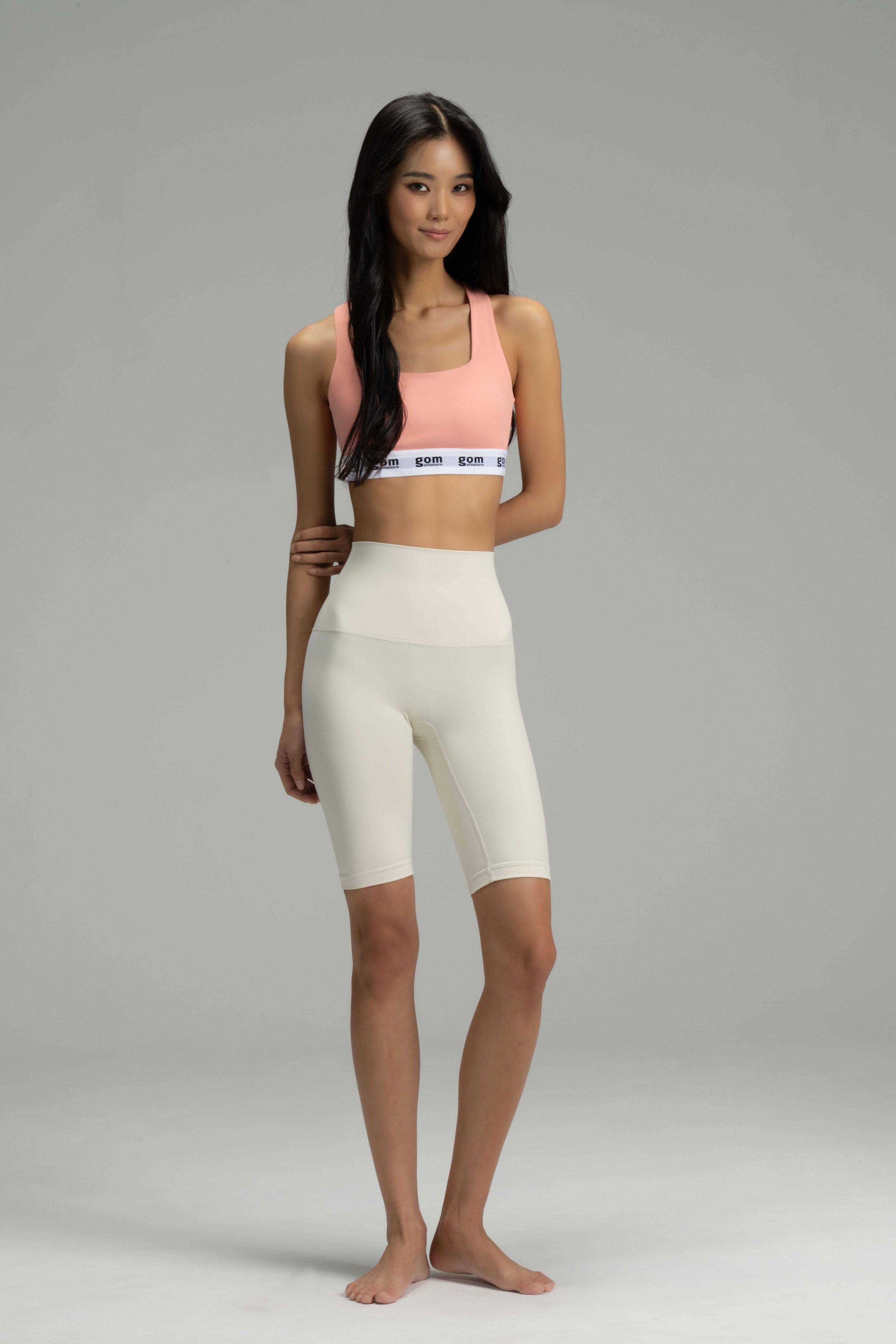 SculptFit Thigh-Length Biker Shorts