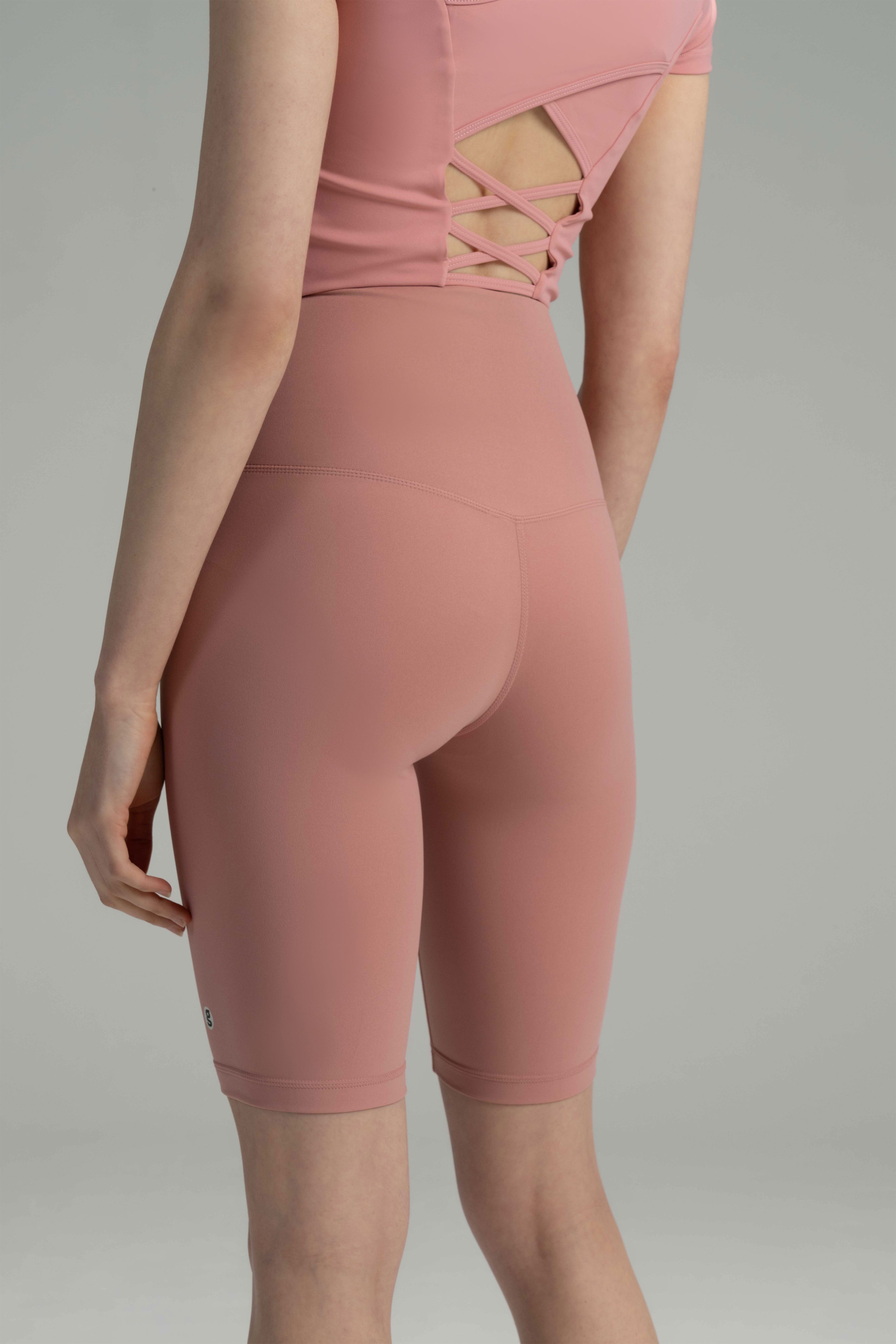 SculptFit Thigh-Length Biker Shorts