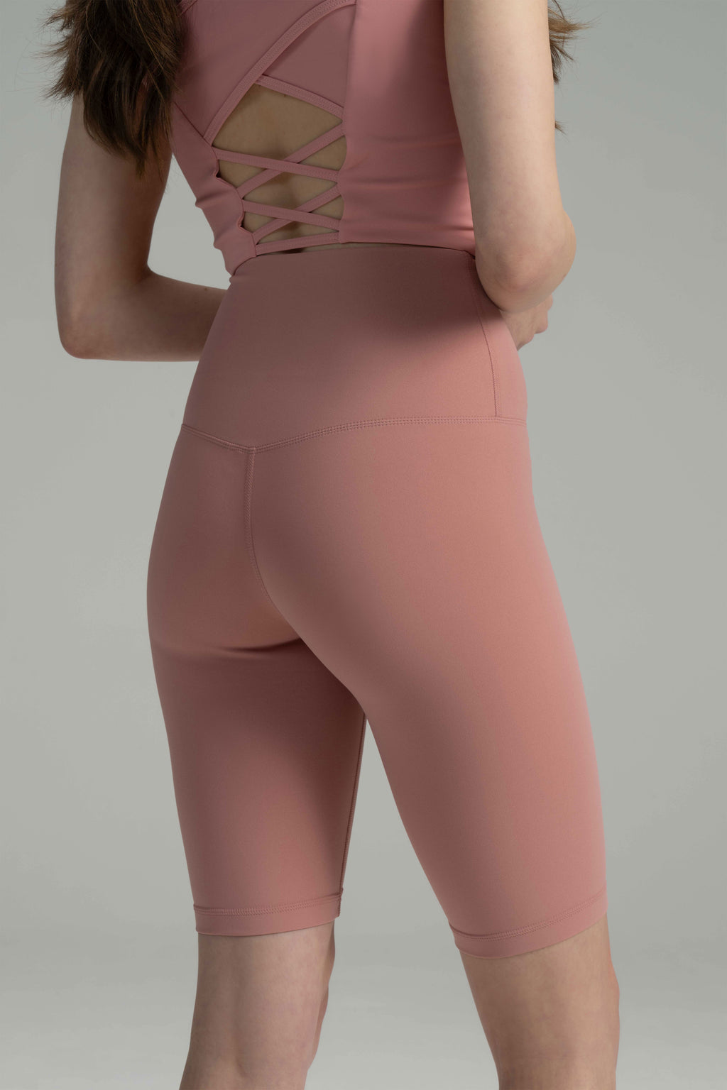 SculptFit Thigh-Length Biker Shorts